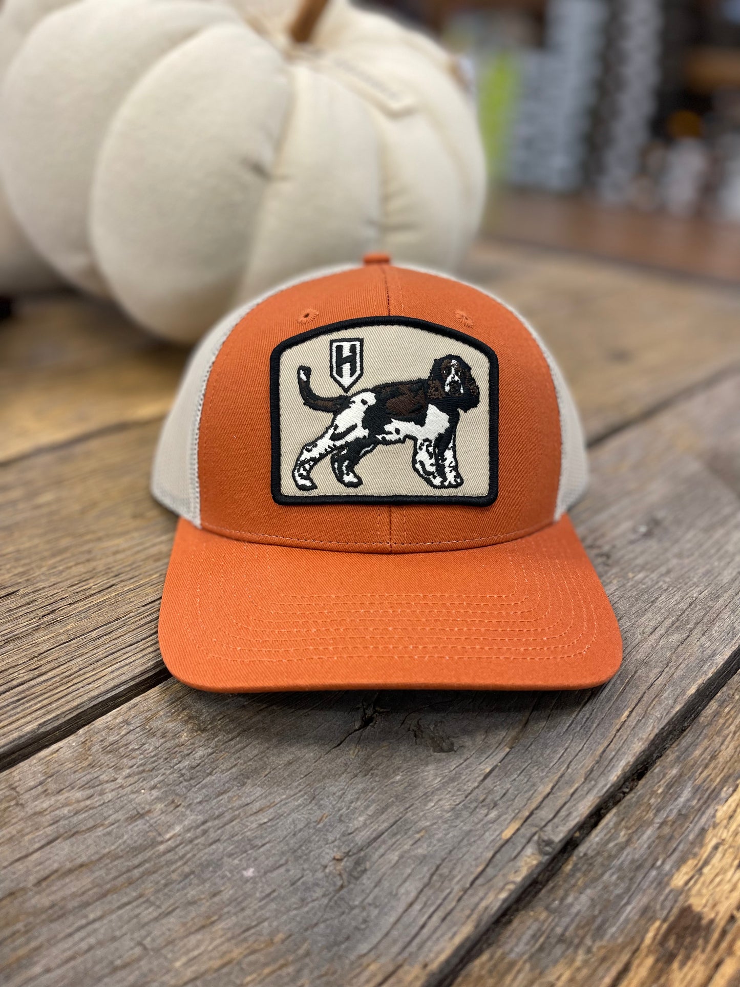 Springer Patch Meshback Trucker Rust