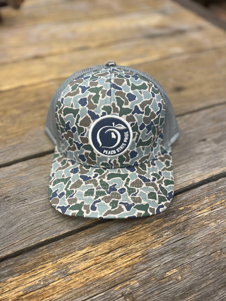 Old School Fishing Camo Hat