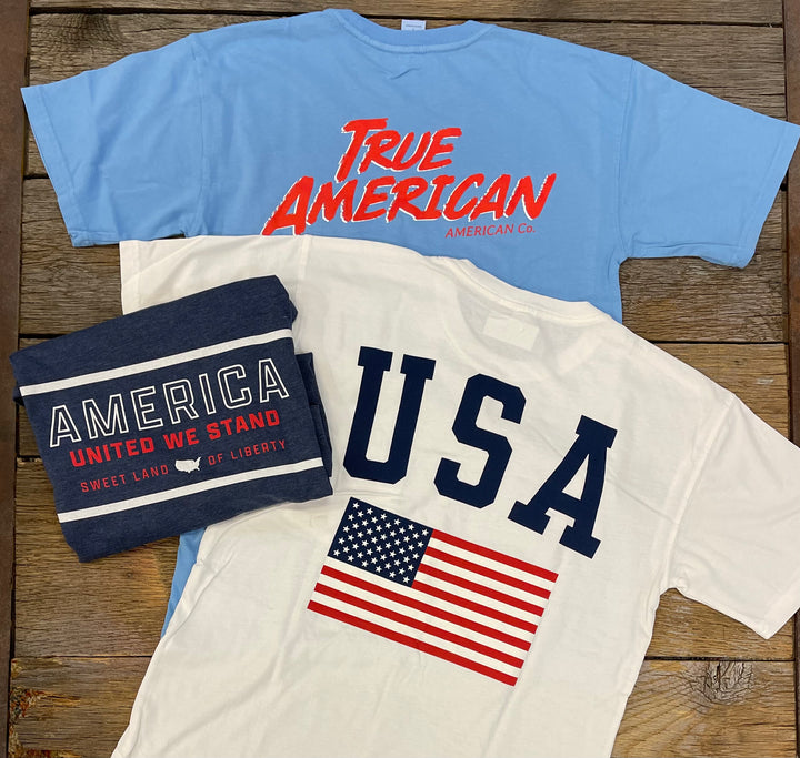 True American Pocket Tee - Barrier Blue