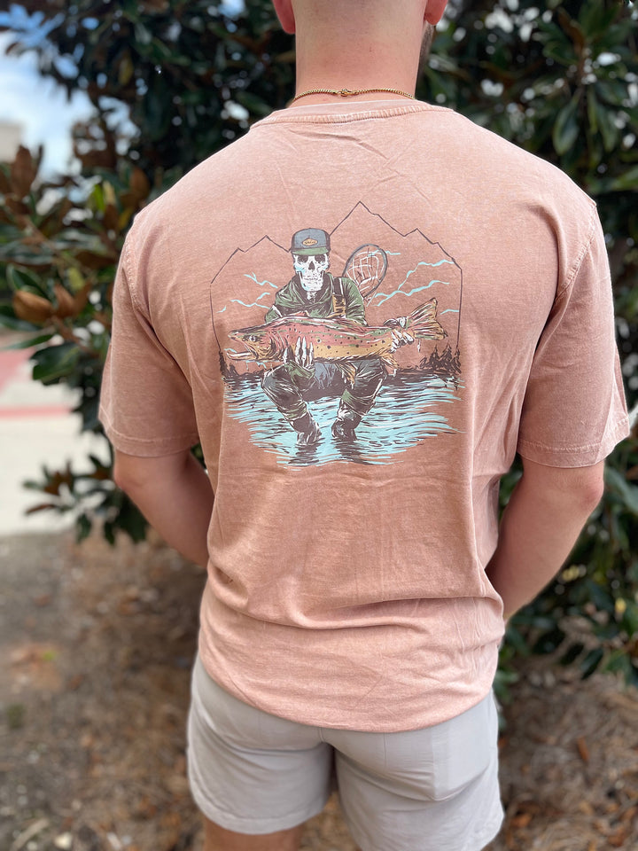 Catch of the Day Rust Tee