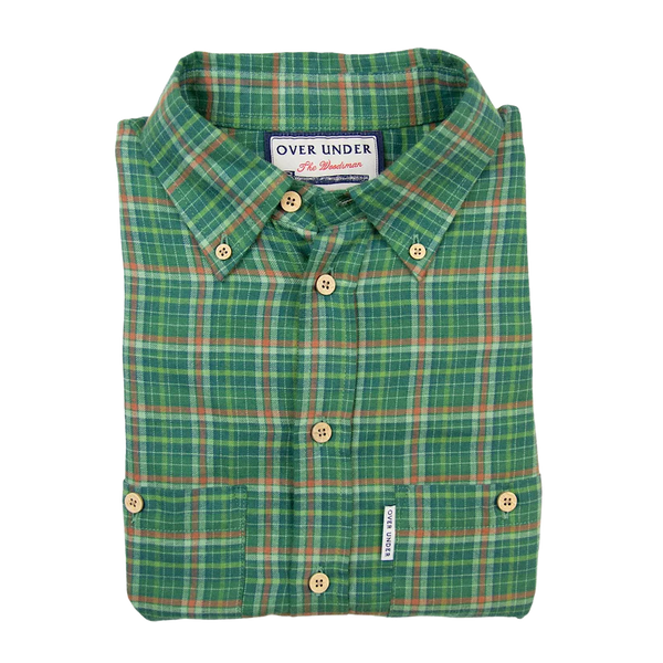 Woodsman Flannel Shirt Live Oak