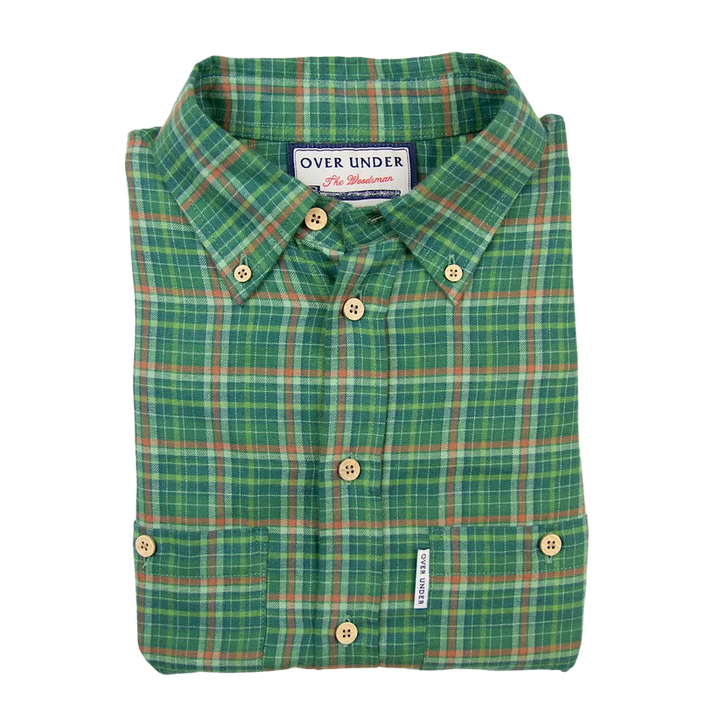 Woodsman Flannel Shirt Live Oak