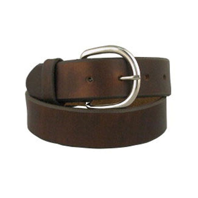 Silver Creek Unisex Brown Blue Light Western Belt