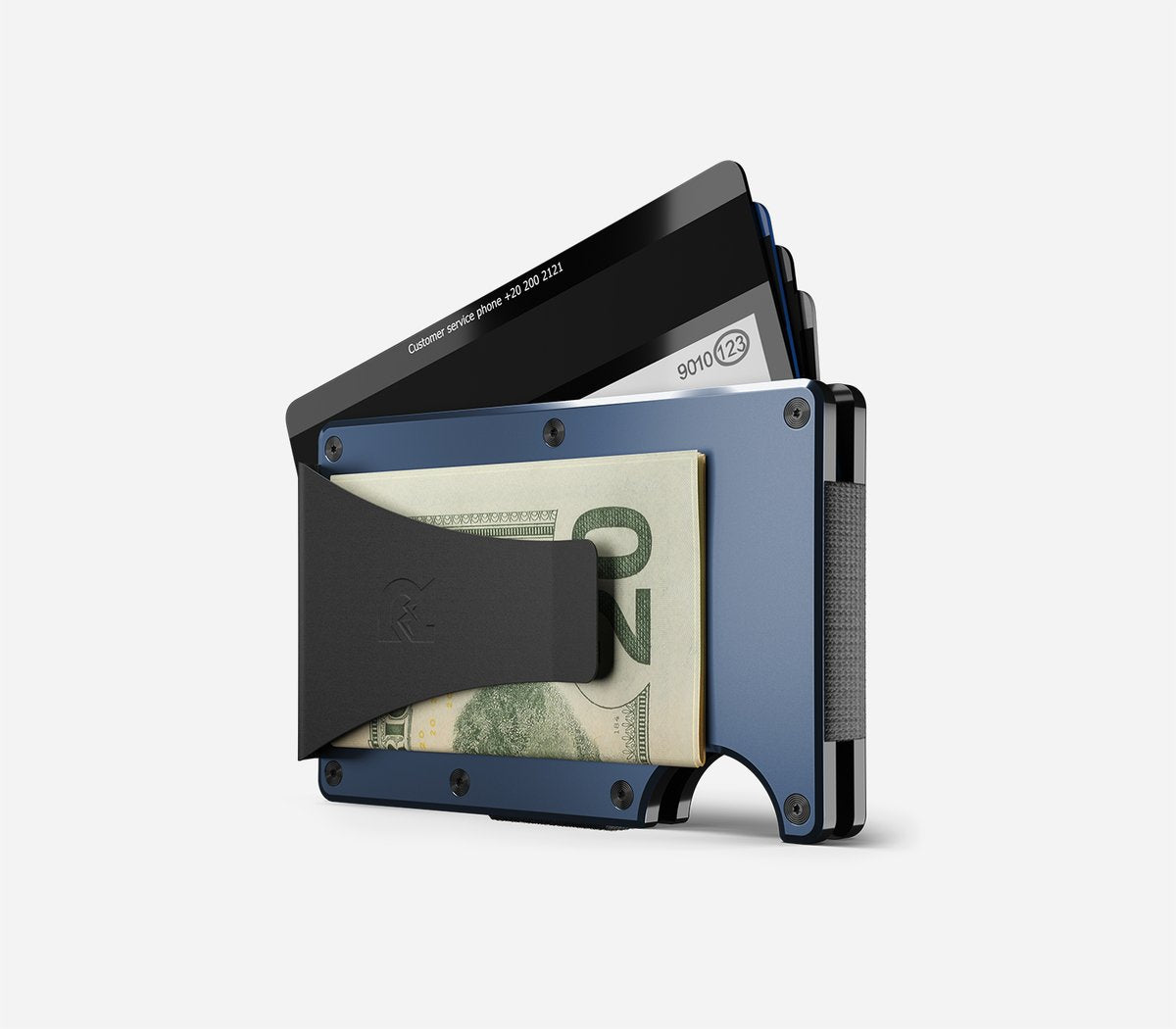 Aluminum Navy Wallet Money Clip