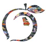 Peach Logo Camo Decal