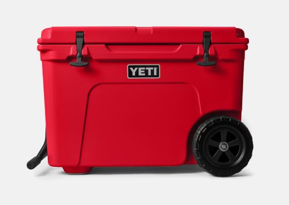 Tundra Haul Wheeled Cooler - Rescue Red