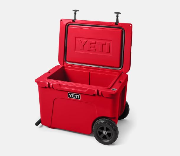 Tundra Haul Wheeled Cooler - Rescue Red