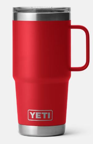 20 oz Travel Mug - Rescue Red