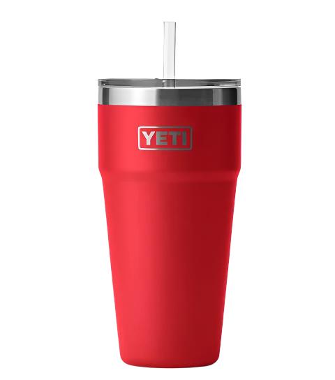 Rambler 26 oz w/ Straw Lid Rescue Red
