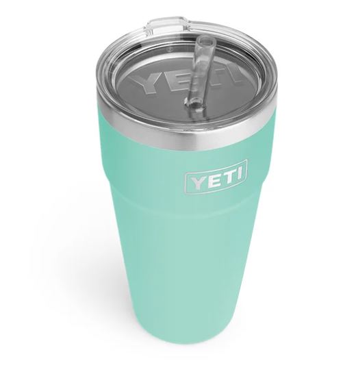 Rambler 26 oz Stackable Cup With Straw Lid Seafoam