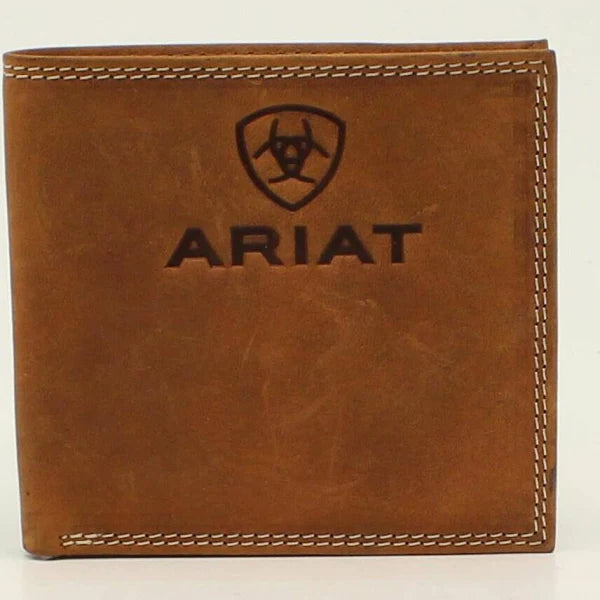 Ariat Embossed Logo Bi Fold Wallet