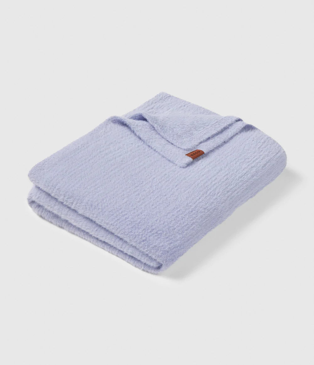 Feather Knit Blanket - Cosmic Sky