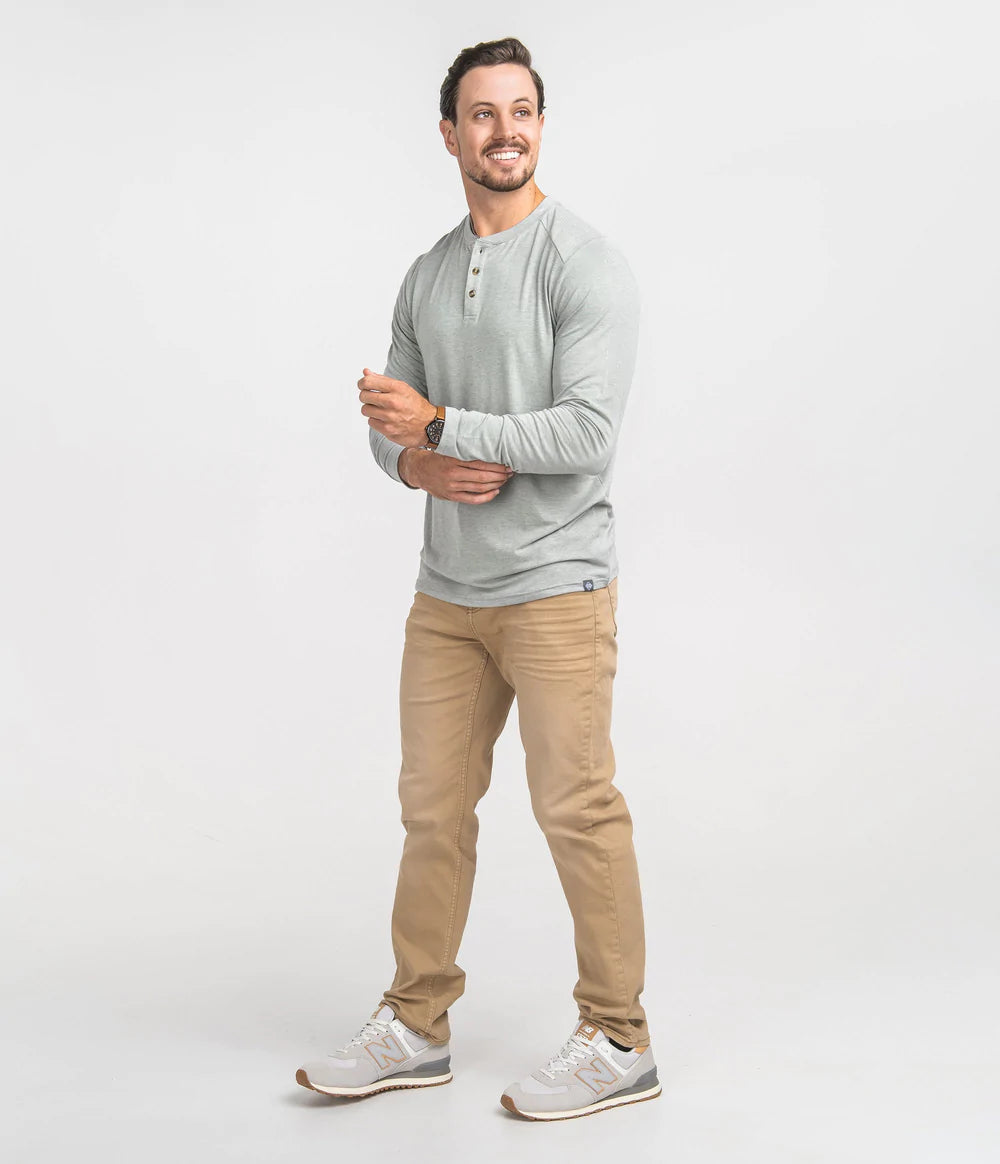 Max Comfort Henley L/S - Oak