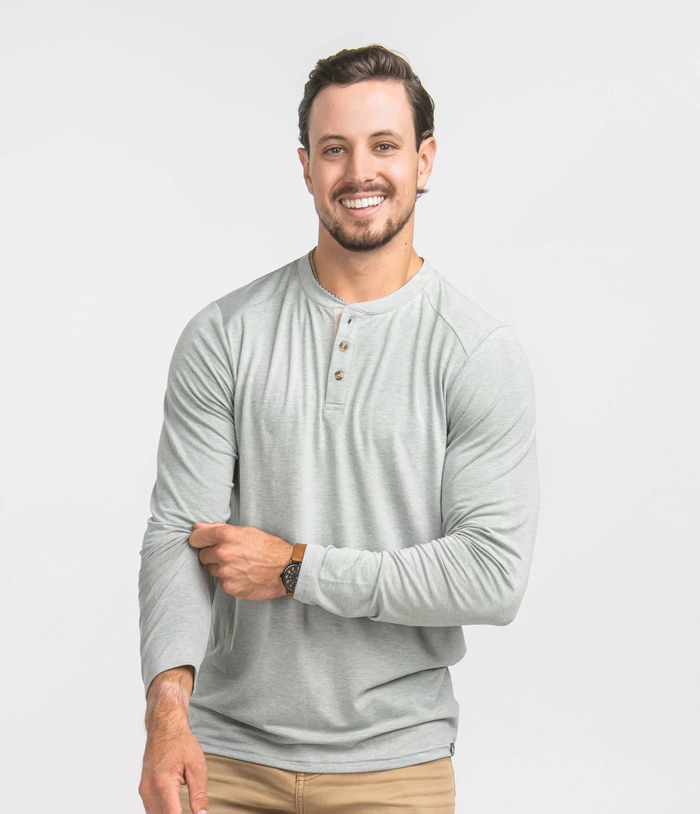 Max Comfort Henley L/S - Oak