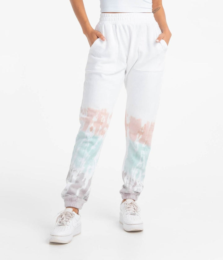 Tie Dye Sweatpants Creamsicle