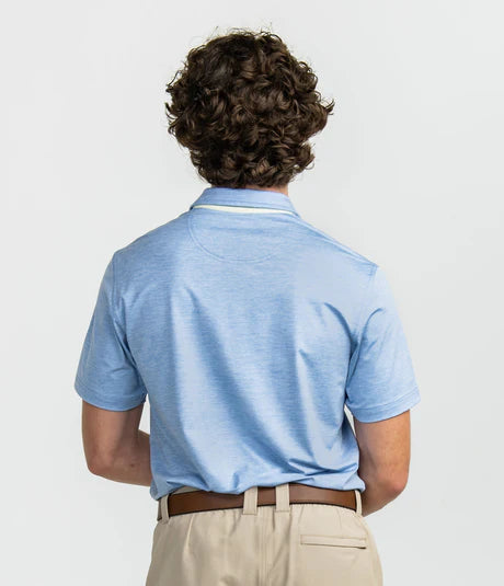 Grayton Heather Polo - Nimbus