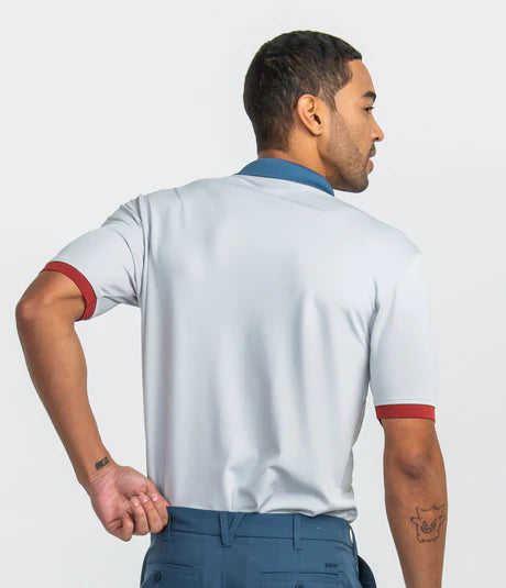 Retro Ribbed Cuff Polo - Americana