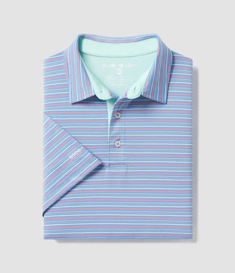 Sawgrass Stripe Polo - Channel Marker
