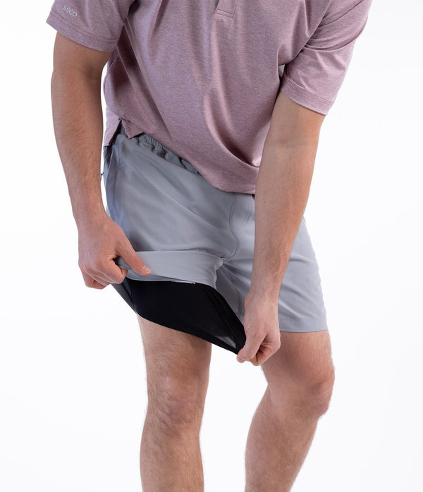 Everyday Hybrid Shorts Sterling Gray