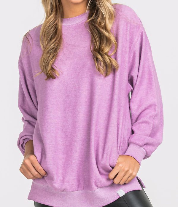 All Washed Up Sweatshirt L/S - Mulberry