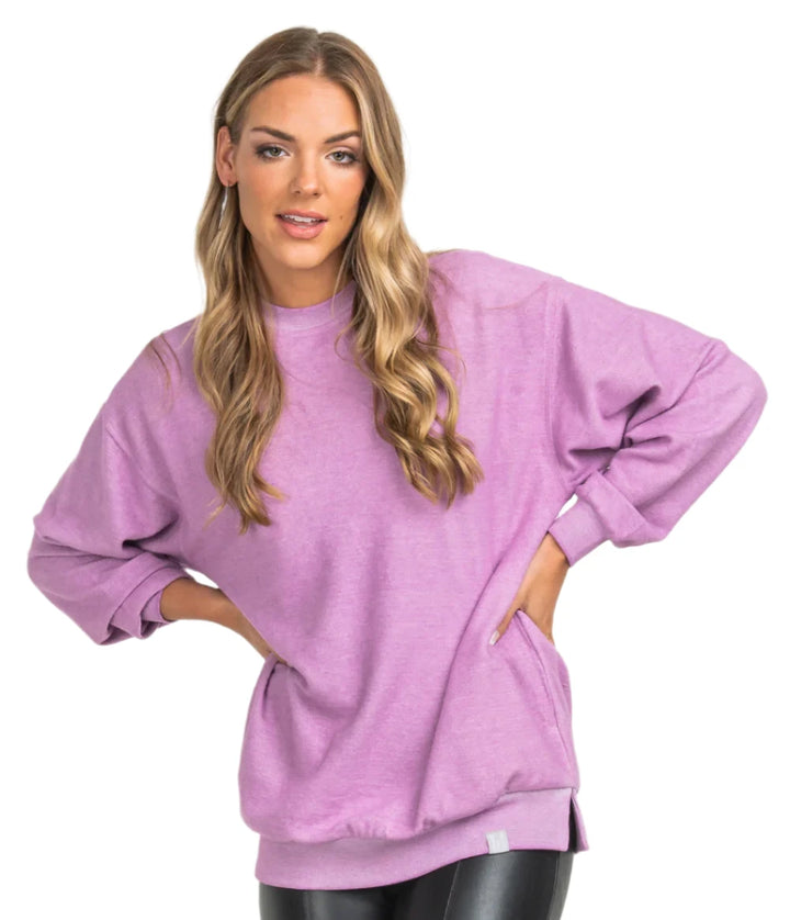 All Washed Up Sweatshirt L/S - Mulberry