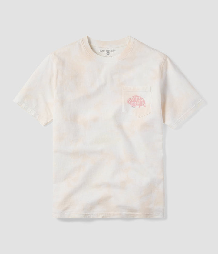 Lotus Logo Tie Dye Tee Summer Sunrise