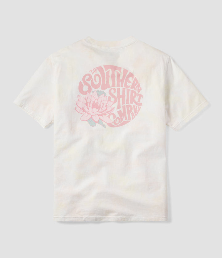 Lotus Logo Tie Dye Tee Summer Sunrise