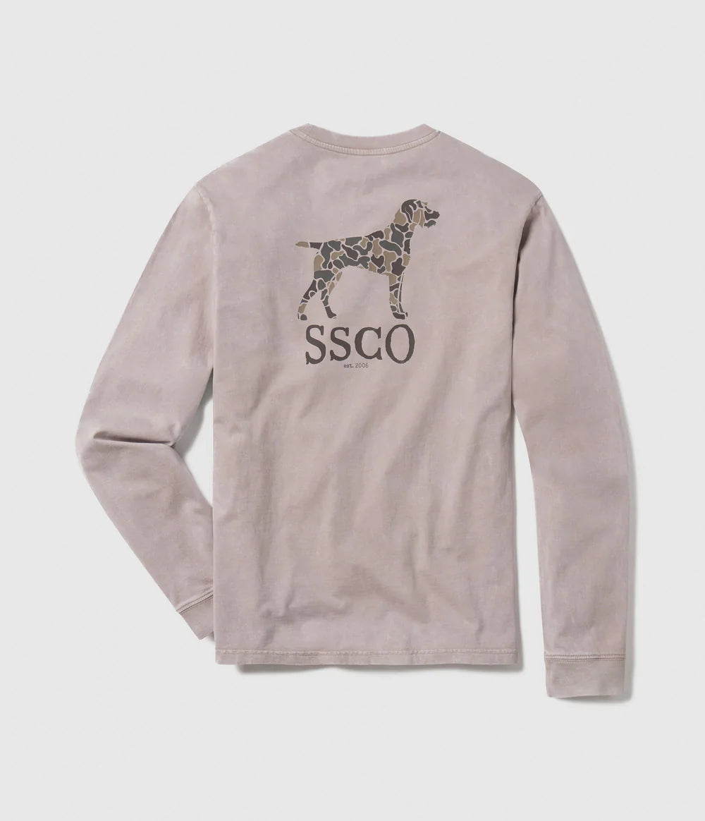 On Point Camo L/S Tee - Overcast