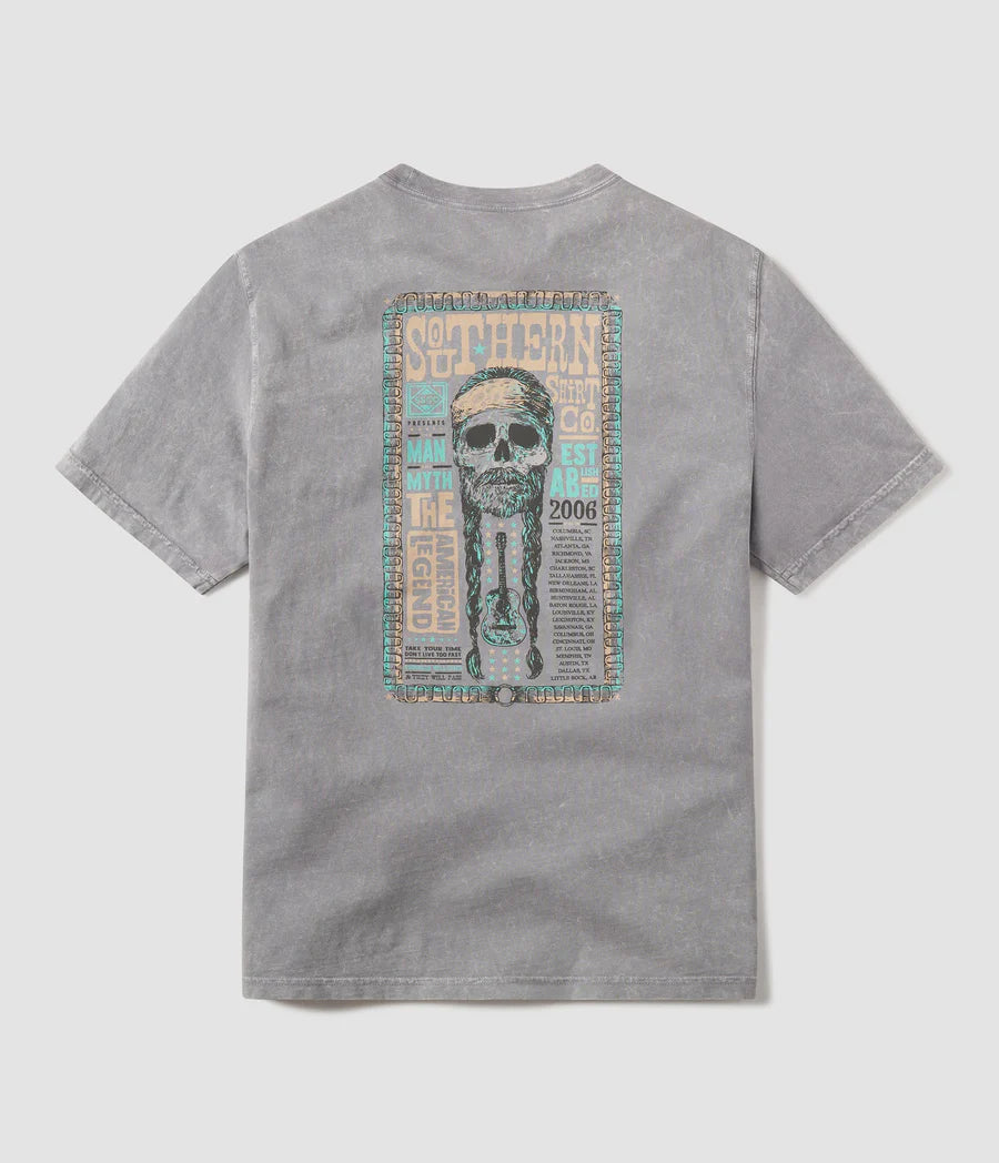 Outlaw Country SS Tee - Graphite