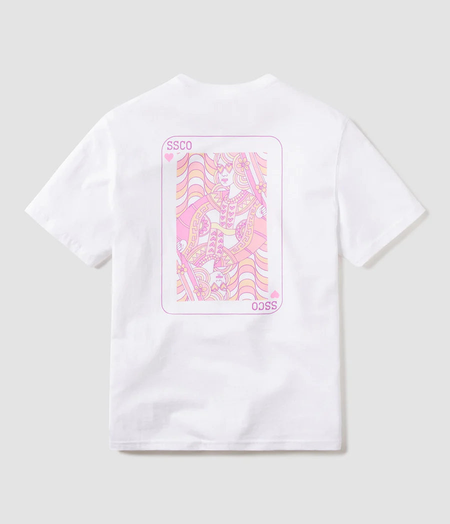 Queen Of Hearts Tee - White