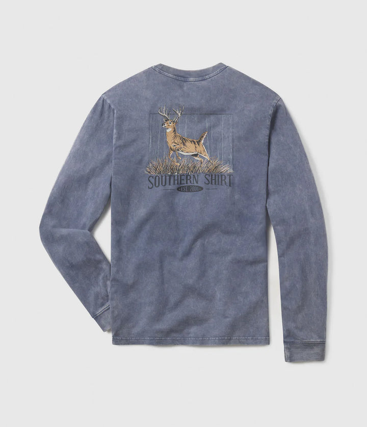 Whitetail Woods Long Sleeve Pacific Blue