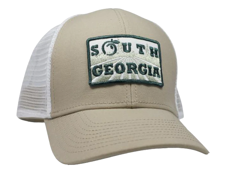 South Georgia Mesh Back - Khaki/White