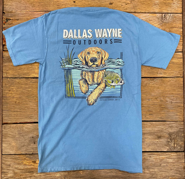 Dallas Wayne Outdoors Lab Swimming - Blue
