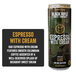 Black Rifle Coffee Company RTD Espresso With Cream