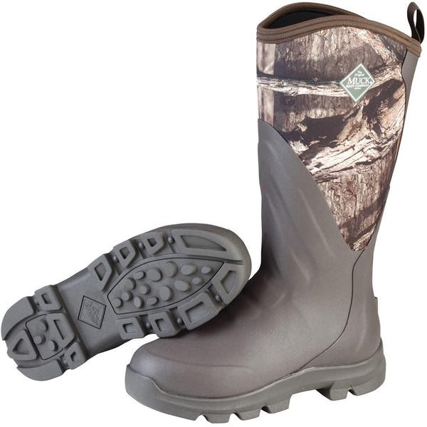 Muck Boot Woody Grit Boot, Brown / Mossy Oak Infinity