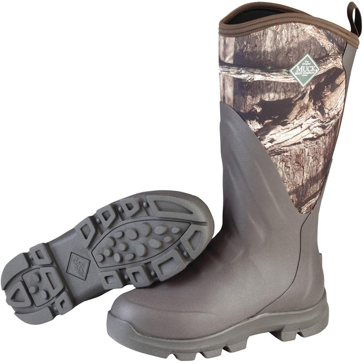 Muck Boot Woody Grit Boot, Brown / Mossy Oak Infinity