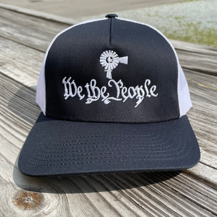 We The People Trucker Hat - Navy/White
